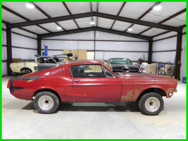 1968 Ford Mustang 1968 Ford Mustang Fastback GT. 4spd, 302 J-Code, Project