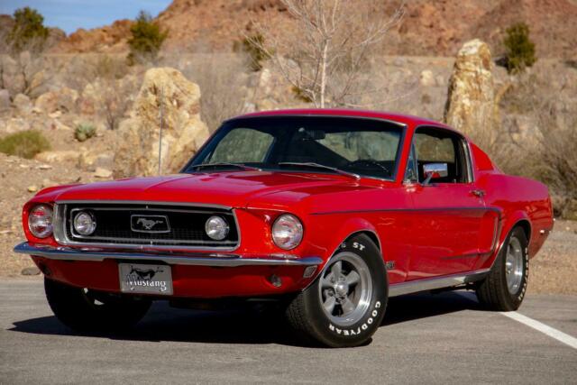 1968 FORD MUSTANG FASTBACK GT J-CODE DUAL QUADS 4-SPEED for sale ...