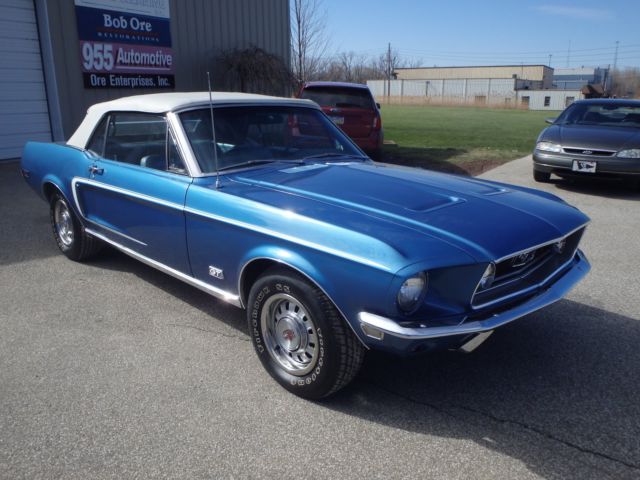 1968 Ford Mustang 1968 S-code GT Convertible