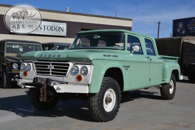 1968 Dodge Power Wagon 4x4 4 wheel drive CREWCAB