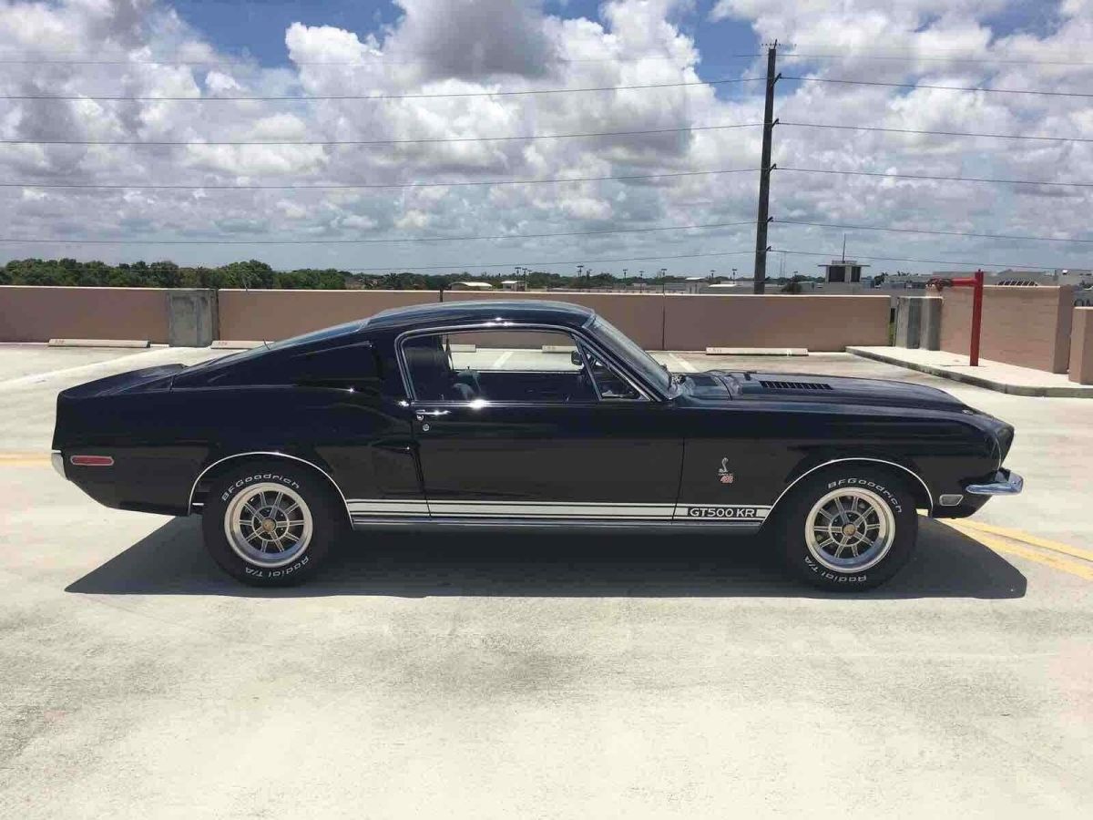 1968 Ford GT500KR Shelby Mustang Black