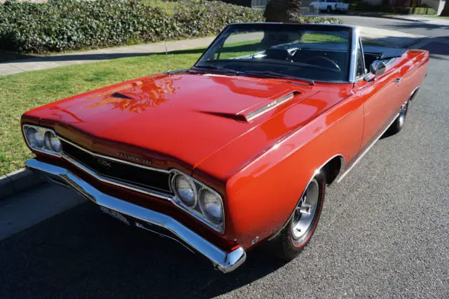 1968 Plymouth GTX 440/4BBL 375HP V8 CONVERTIBLE