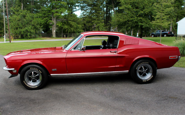 1968 Mustang GT Fastback J-Code for sale: photos, technical ...