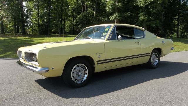 1968 Plymouth Barracuda Formula S Fastback