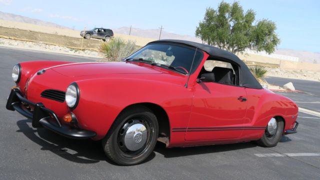 1968 Volkswagen Karmann Ghia CONVERTIBLE 1600 CLEAN! AIR RIDE!