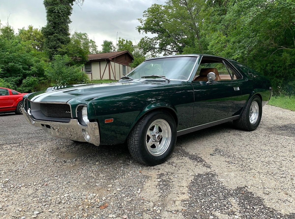 1969 AMC AMX GO PACK X-CODE 390 CAR 401 4SPD PS PDB