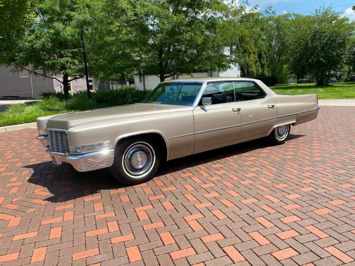 1969 CADILLAC SEDAN DEVILLE 11K ACTUAL ORIGINAL MILES CAR IS LIKE NEW ...