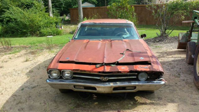 1969 Chevrolet Chevelle SS 396 4 SPEED BUCKETS AND CONSOLE.