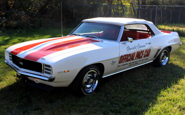 1969 Chevrolet Camaro RS/SS Convertible Indianapolis 500 Pace Car Z11