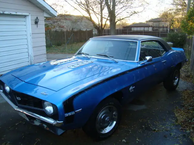 1969 Chevrolet Camaro Black Vinyl Top