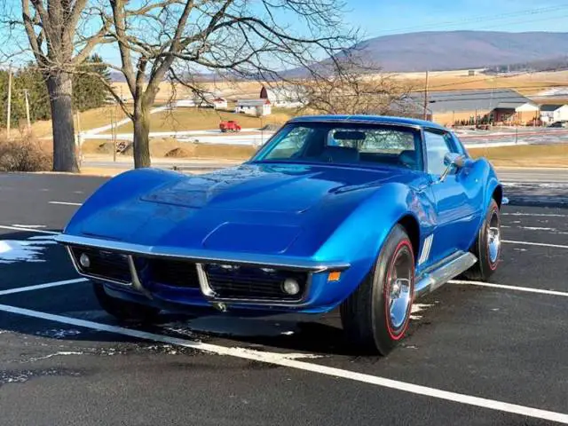 1969 Chevrolet Corvette LeMansBlue/Blue*Rare#sMatch350ci/350hpFactA/C*4spd