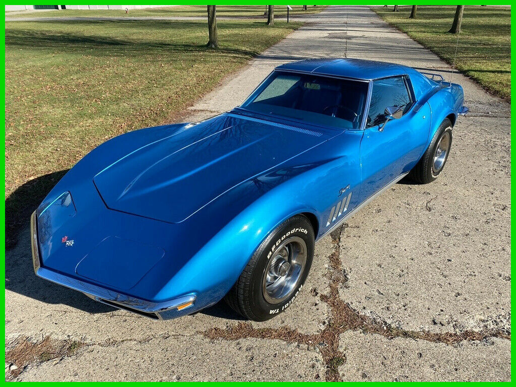 1969 Chevrolet Corvette Lemans Blue Over Blue 350 Automatic