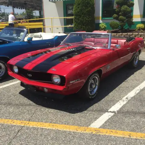 1969 Chevrolet Camaro 1969 CAMARO CONVERTIBLE SS 71K 4 SPEED VERY NICE