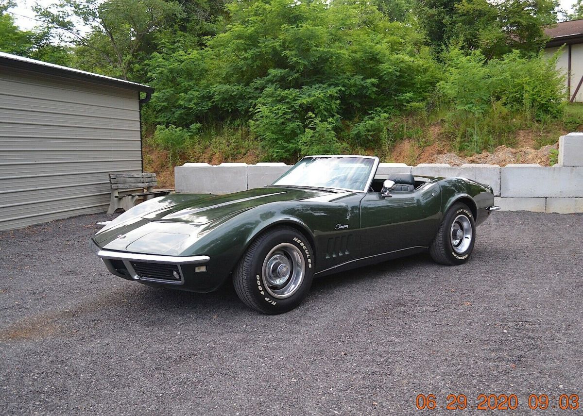 1969 Chevrolet Corvette CONVERTIBLE  350/350HP 4SPD PS PW MATCHING NUMBERS