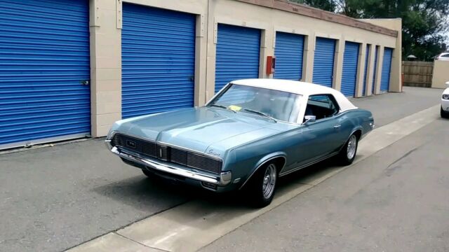 1969 Mercury Cougar Aqua blue