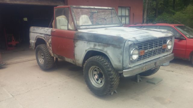 1969 Early Ford Bronco U14 Roadster Half Cab Classic 302 Automatic Project 66 77 For Sale Photos Technical Specifications Description