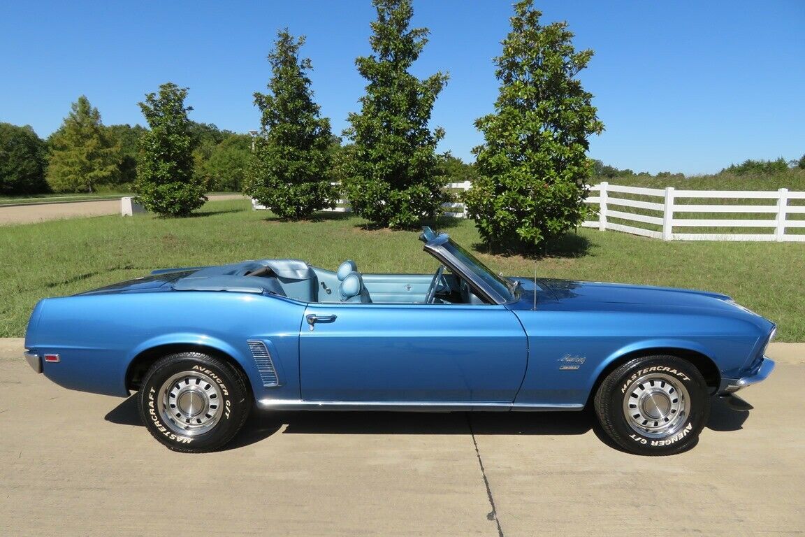 1969 Ford Mustang Convertible AC PS Disc Brakes Power Top