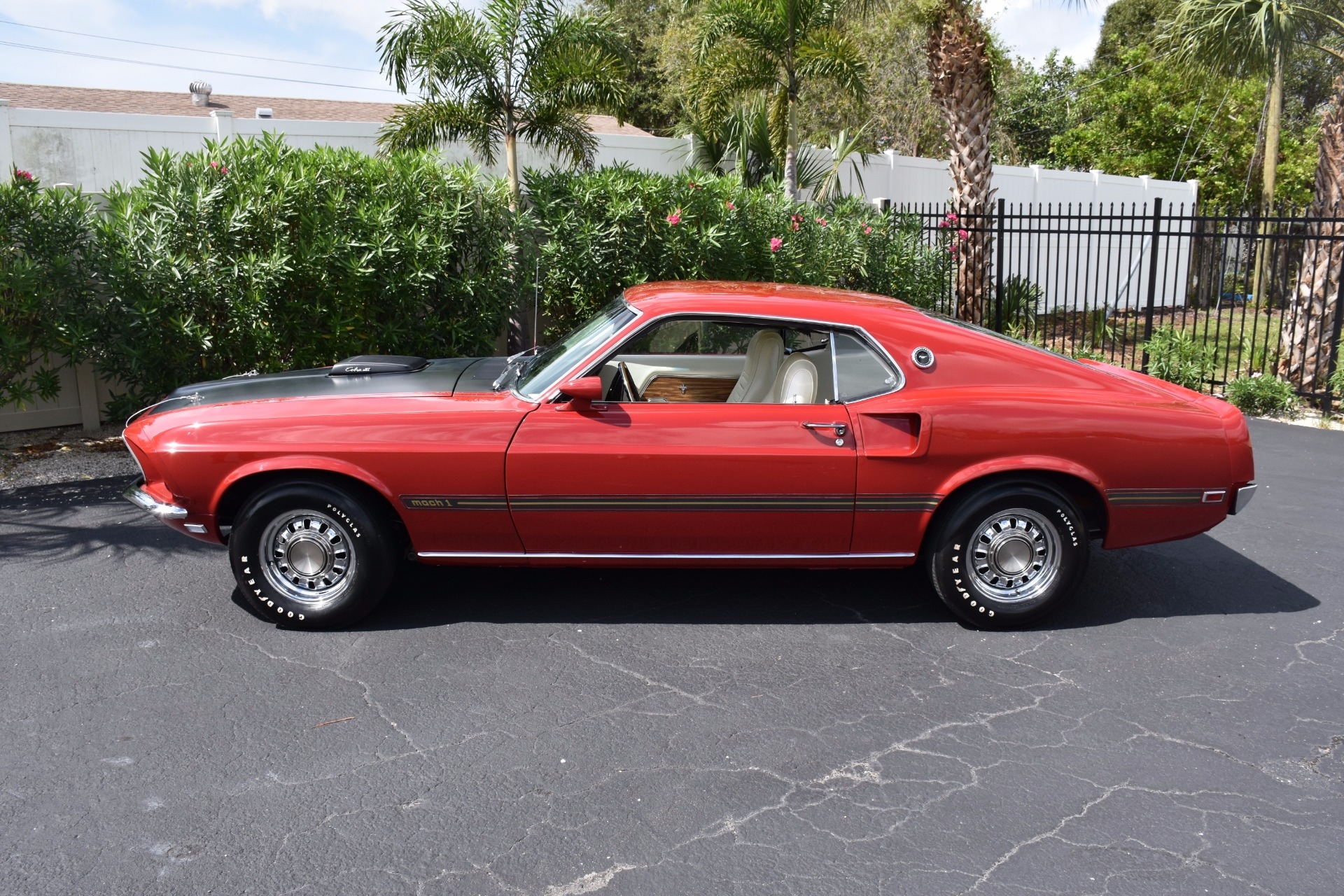 1969 Ford Mustang Mach 1 - 428 Cobra Jet 0 Candy Apple Red Coupe 428C.I ...