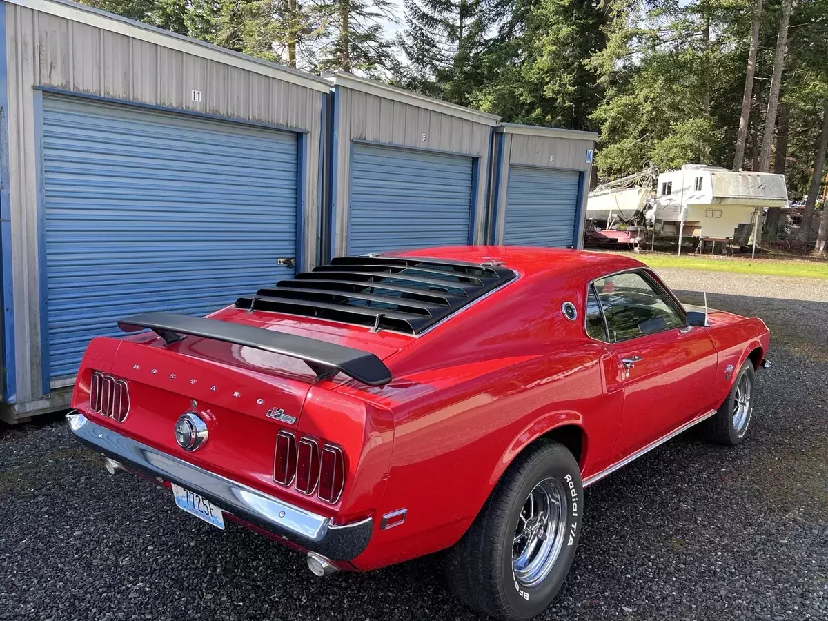 1969 Ford Mustang Red Fastback 1969 Ford Mustang Fastback
