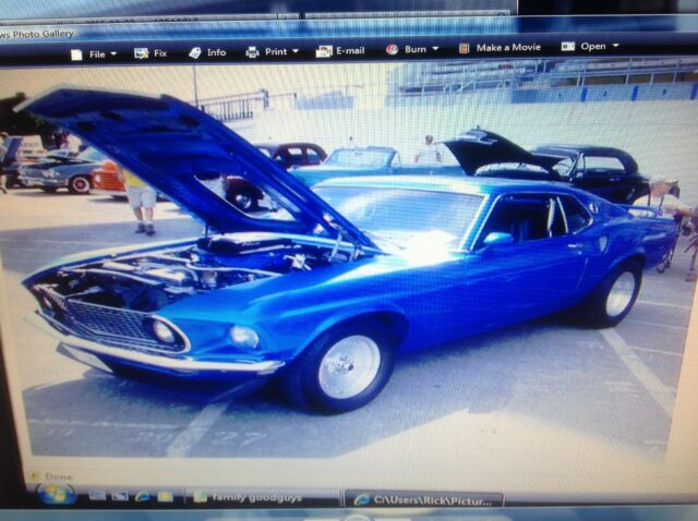1969 Ford Mustang Original stainless and glass