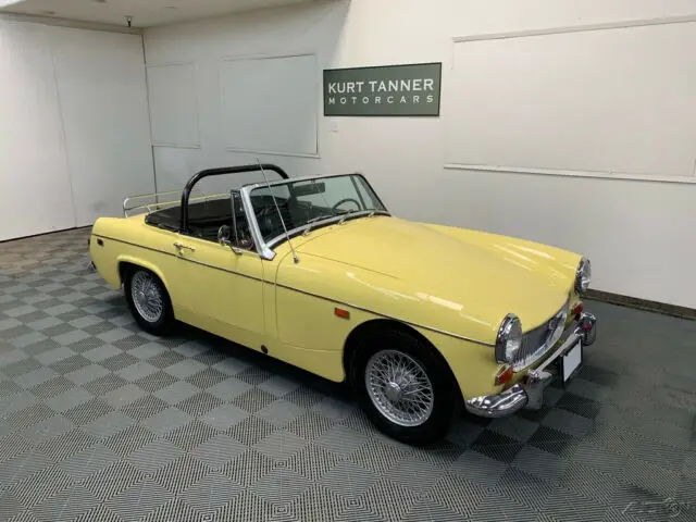 1969 MG Midget 1969 MG MIDGET. 1275cc 4-SPEED, WIRE WHEELS