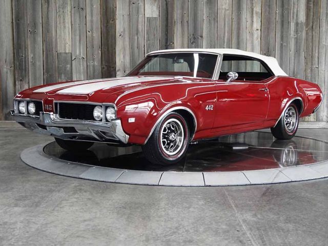 1969 Oldsmobile 442 #'S MATCH AC AUTO CONVERTIBLE RESTORED CLEAN