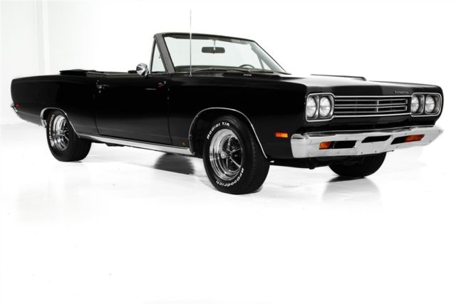 1969 Plymouth Road Runner Rare Triple Black 4-Speed