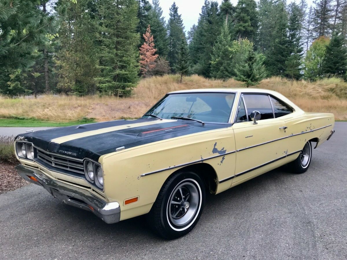 1969 Plymouth Road Runner 383 Air Grabber 4SPD #'s Matching Barn Find 91k Mi