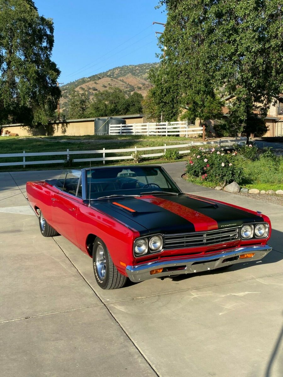 1969 Plymouth Road Runner Convertible Big Block Four Speed Air Grabber