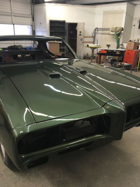 1969 Pontiac GTO Green with Black interior