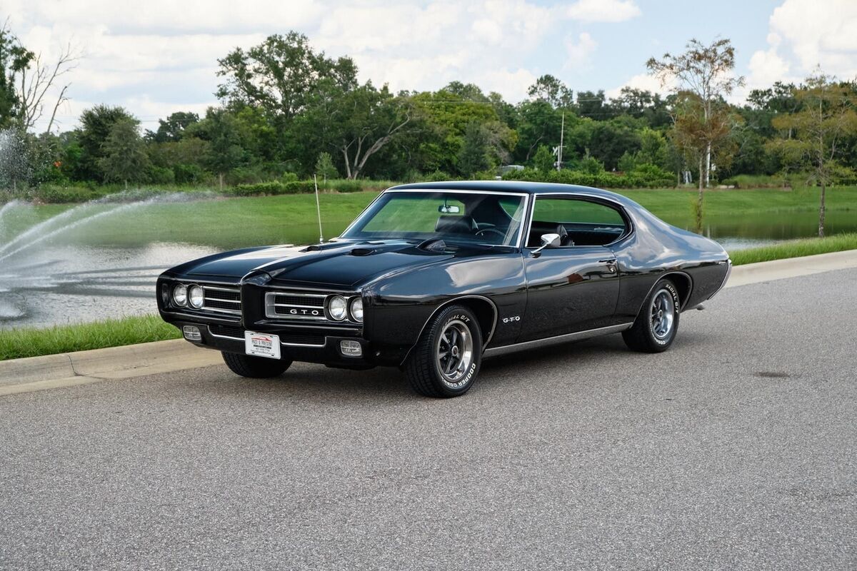 1969 Pontiac GTO Black on Black with Cold AC