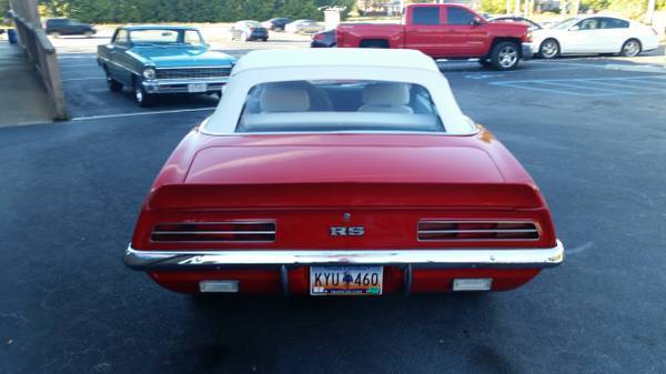 1969 Chevrolet Camaro rs CONVERTIBLE