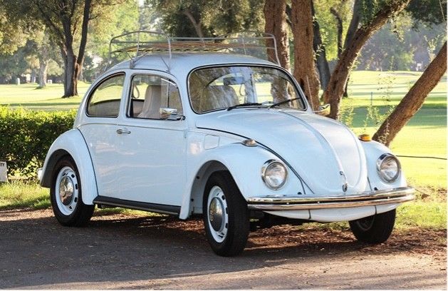 1969 Volkswagen Beetle - Classic Original While Vinyl