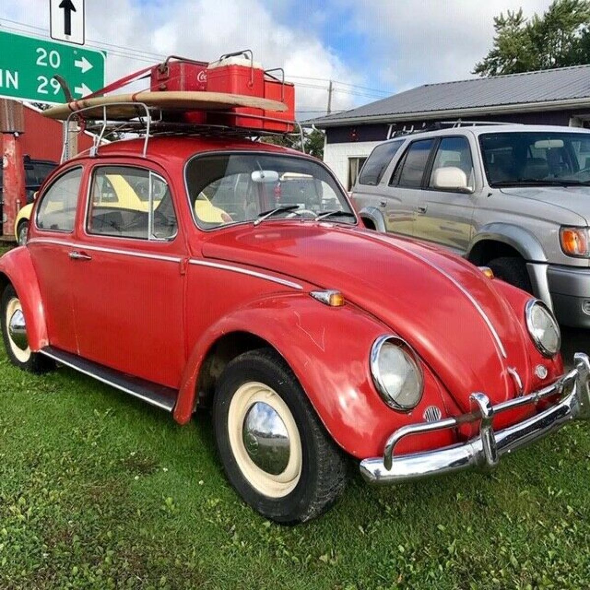 1969 Volkswagen Beetle - Classic HD VIDEO Daily Driver, luggage rack, visor!