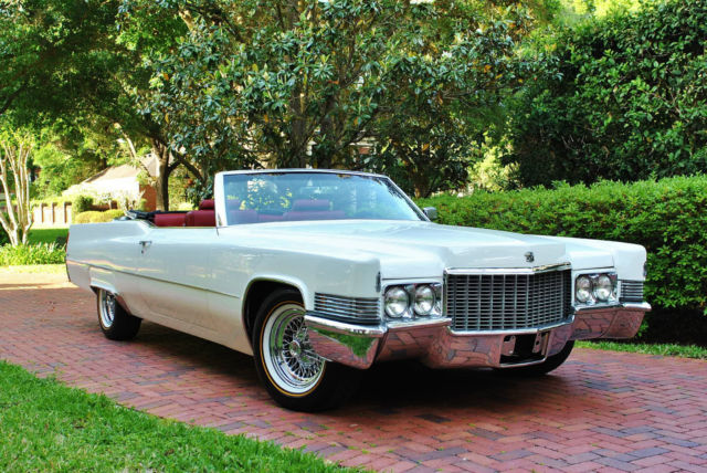 1970 Cadillac DeVille Convertible! $70K Restoration 71,309 Actual Miles!