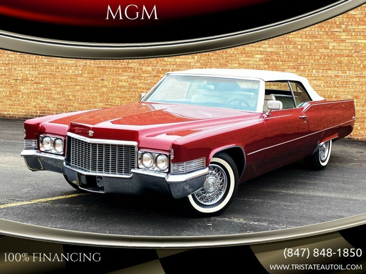 1970 Cadillac DeVille TRADES WELCOME CONVERTIBLE LEATHER ORIGINAL