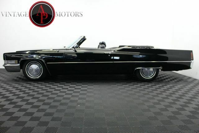 1970 Cadillac DeVille TRIPLE BLACK CONVERTIBLE!