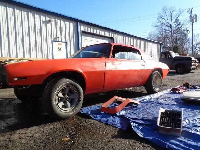 1970 Chevrolet Camaro RS SS HUGER ORANGE A/C 12 BOLT PROJECT