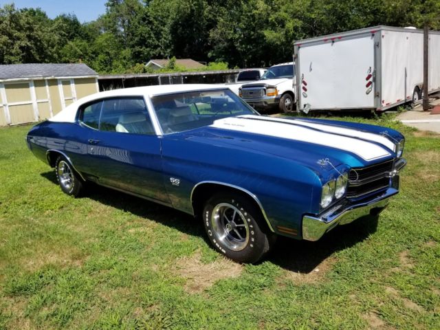 1970 Chevrolet Chevelle Real SS 396 Build Sheet