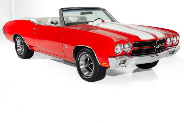 1970 Chevrolet Chevelle Red, Real SS, Build sheet,