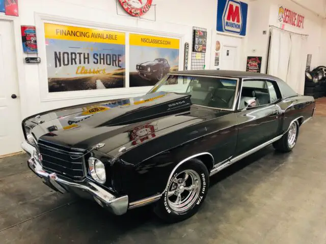 1970 Chevrolet Monte Carlo -BIG BLOCK 454 BLACK RELIABLE MUSCLE CAR