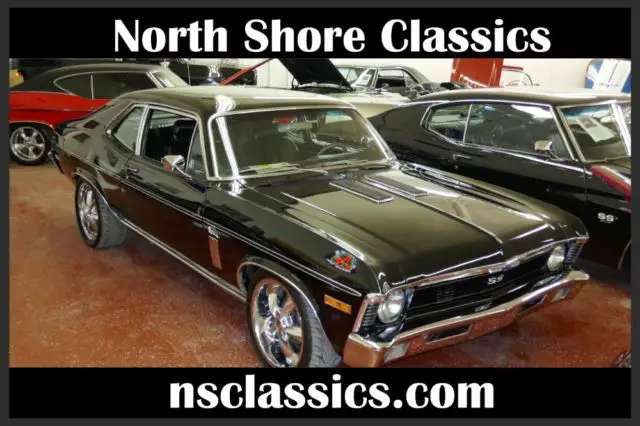 1970 Chevrolet Nova BLACK ON BLACK SLEEPER WITH SS UPGRADES-GREAT PAIN