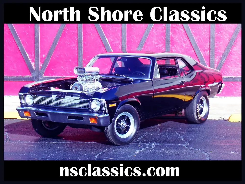 1970 Chevrolet Nova SUPERCHARGED 355-BLACK ON BLACK BEAST!- SEE VIDEO