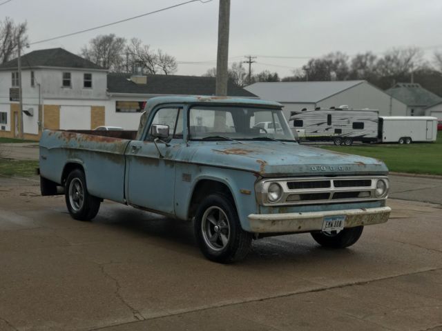 1970 Dodge D100 Sweptline 4BT Cummins Turbo Diesel Rat Rod Shop Truck ...