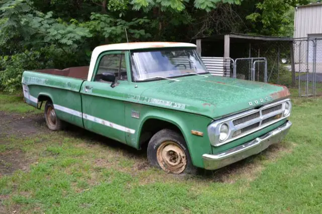 1970 Dodge Sweepline( Dude Truck) WITH RARE Sassy Grass Green Color for ...