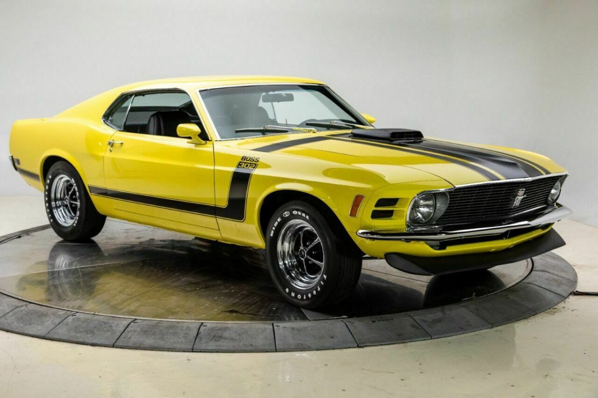 1970 Ford Mustang Boss 302 Boss 302 V8 302 Boss Manual Coupe Yellow for ...