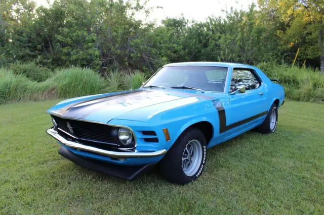 1970 Ford Mustang Boss 302 Clone Grabber Blue 90+ HD Pictures