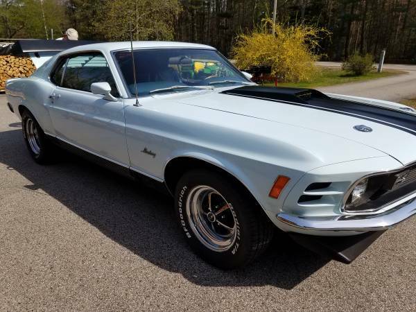 1970 Ford Mustang 1970 Mustang Mach-1 Clone Blue/Blue