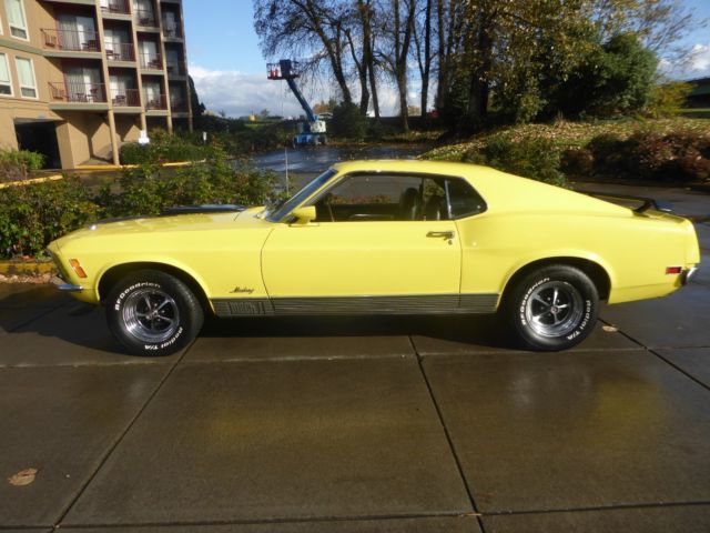 1970 Ford Mustang Mach 1 351 V-8 Cleveland