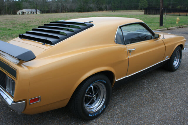 1970 Ford Mustang Mach 1 351c 4spd Shaker Marti Gold 15s Bama Fastback